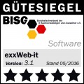 Bild BISG Gütesiegel exxWeb-it